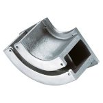 Aluminum cast curve applicable on the guideway cod.92A Lonatini, Italia