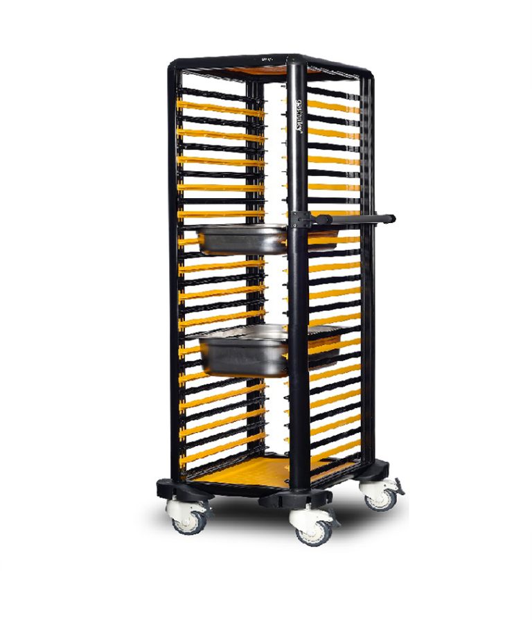 Cărucior inox profesional pentru transport tăvi Pimak G.GN.150.S.2