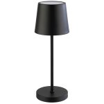 Veioză LED - MERLE MINI - reîncărcabilă - dimabilă în 3 trepte - Ø 90 mm - Negru