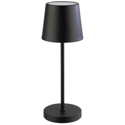Veioză LED - MERLE MINI - reîncărcabilă - dimabilă în 3 trepte - Ø 90 mm - Negru