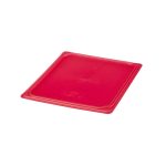(6 bucăți) CAMBRO | SafeTrak - Capac din polipropilenă GN 1/2 - Roșu