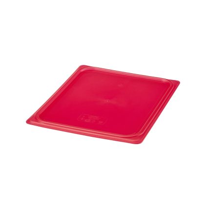 (6 bucăți) CAMBRO | SafeTrak - Capac din polipropilenă GN 1/2 - Roșu