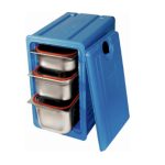Cărucior inox profesional pentru transport tăvi Pimak TBF600
