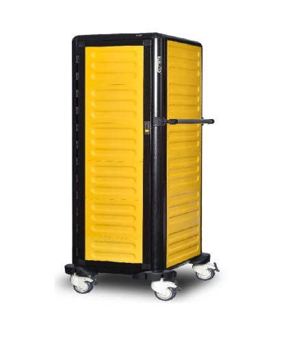 Cărucior inox profesional pentru transport tăvi Pimak G.ST.150.S.4
