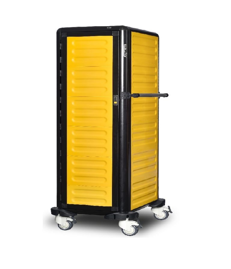 Cărucior inox profesional pentru transport tăvi Pimak G.ST.150.S.4
