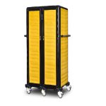 Cărucior inox profesional pentru transport tăvi Pimak G.ST.150.D.4