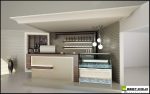 Linie completa bar si cafenea Best Cold seria Acqua Marina cu masa frigorifica si blat inox, Italia - imagine 4