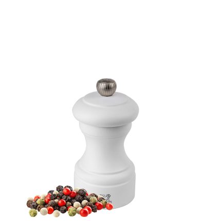 (6 bucăți) PEUGEOT | BISTRO - Râșniță de piper - Lemn - Alb mat - Înălțime: 100 mm