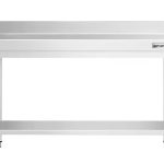 Masă de lucru inox PREMIUM cu dosar și poliță inferioară 1200x700 mm GGM Gastro, Germania