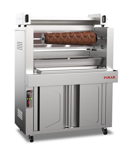 Grătar rotativ profesional pentru Cag Kebab Pimak PMK-CKM | 9.75 kW, Gaz, Dim: 120x80x170 cm