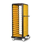 Cărucior inox profesional pentru transport tăvi Pimak G.ST.150.S.2