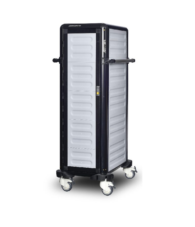 Cărucior inox profesional pentru transport tăvi Pimak G.TC.125.GN