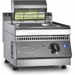 Stație caldă profesională pentru cartofi prăjiți Pimak M0168 | 1.0 kW, 230V, Dim: 40x60x30 cm