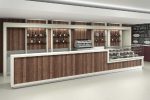 Mobilier profesional bar si gelaterie Best Cold seria Gemma, blat de lucru granit/inox, Italia