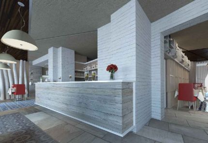 Linie profesionala bar cu retro-bar si tejghea Best Cold seria New Jade, Italia