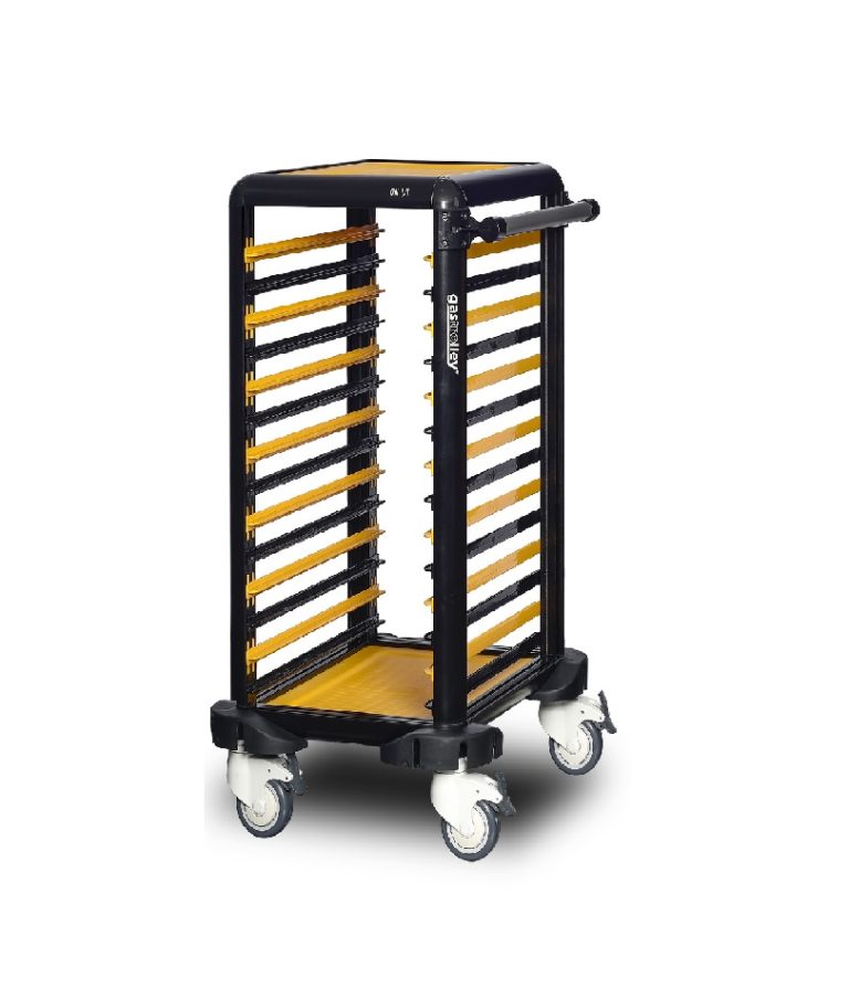 Cărucior inox profesional pentru transport tăvi Pimak G.GN.75.S.1