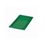 (6 bucăți) CAMBRO | SafeTrak - Capac din polipropilenă GN 1/3 - Verde