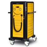 Cărucior inox profesional pentru transport tăvi Pimak G.BQ.125.GN