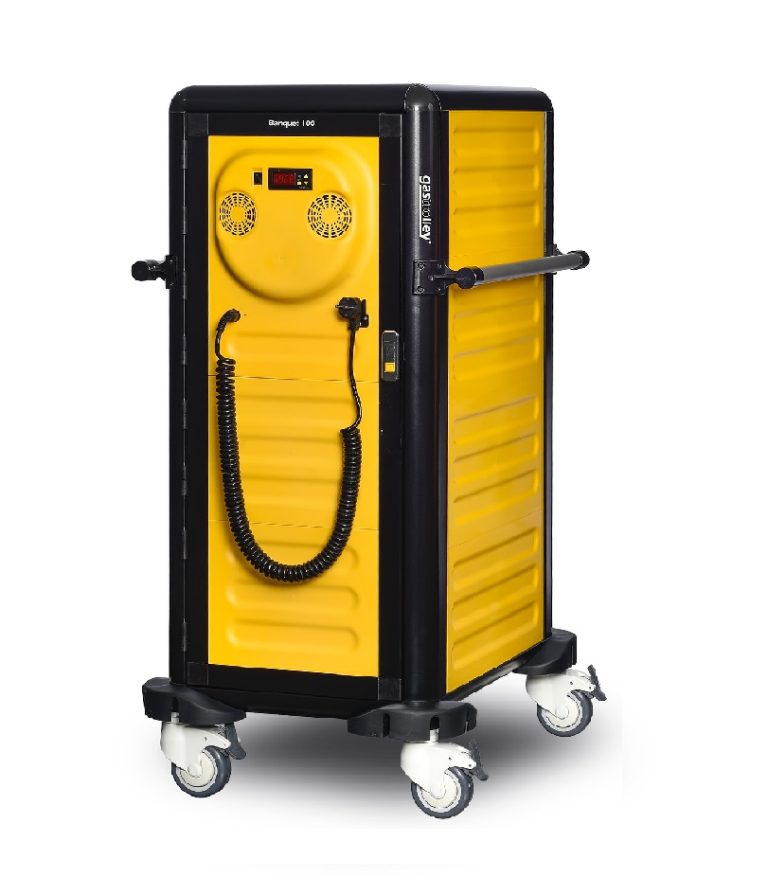 Cărucior inox profesional pentru transport tăvi Pimak G.BQ.125.GN