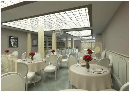 Mobilier bar si cafenea cu vitrina integrata Best Cold seria Perla, Italia
