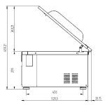 Mașină profesională de ambalat în vid de banc Waage DVA Professional (Display LCD 5 inch & 20 Programe) 350 (bară 350 mm), Italia - imagine 5