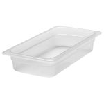 (6 bucăți) CAMBRO | Camwear® recipient GN din polipropilenă 1/3 - lăptos - adâncime 65 mm