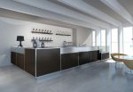 Mobilier bar cu finisaje geometrice 3D Best Cold seria Selenite, Italia - imagine 4