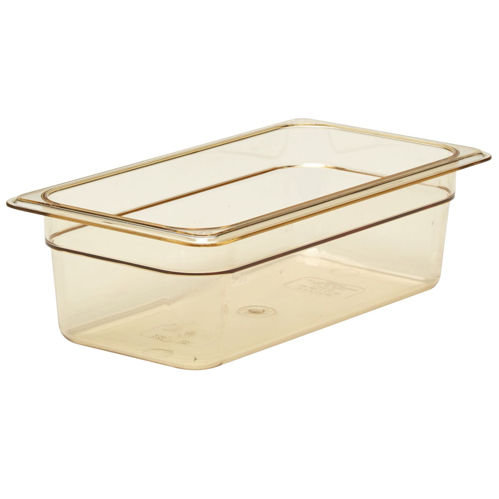 34HP150_1.jpg (6 bucăți) CAMBRO | H-PAN™ Recipiente GN rezistente la căldură 1/3 - Chihlimbar - Adâncime 100 mm - imagine 1
