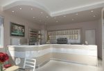 Mobilier bar profesional cu finisaj metalic si masa frigorifica Best Cold seria Zaffiro, Italia - imagine 3