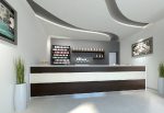 Mobilier bar profesional cu finisaj metalic si masa frigorifica Best Cold seria Zaffiro, Italia - imagine 4