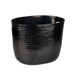 Frapieră - aluminiu - 3,9 litri - negru - cu mânere laterale, suprafață ciocănită