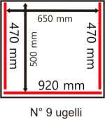 Mașină industrială de ambalat în vid cu dublă cameră Waage DVA Professional (Display LCD 5 inch & 20 Programe) Serie 9000/920, Italia - imagine 6