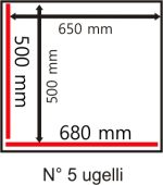 Mașină industrială de ambalat în vid mobilă pe roți Waage ST Professional (Panou Digital & 9 Programe) Serie 550/255, Italia - imagine 6