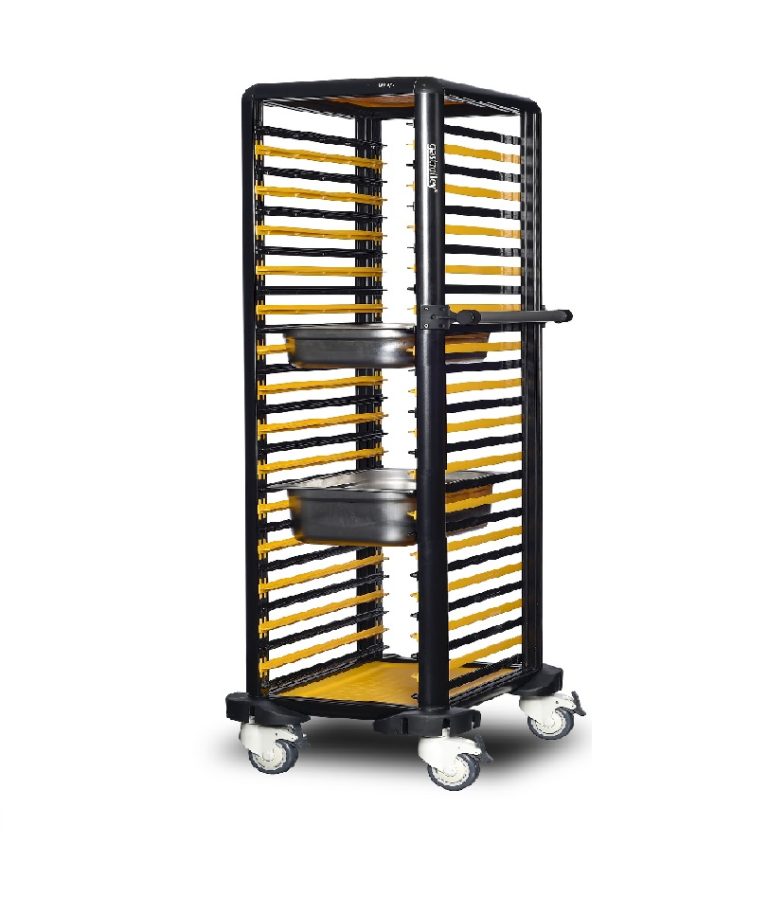 Cărucior inox profesional pentru transport tăvi Pimak G.GN.150.S.1
