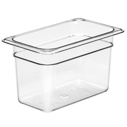 (6 bucăți) CAMBRO | Camview® - Recipient din copolimer GN 1/4 - Transparent - Înălțime: 150 mm - Fără BPA