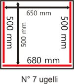 Mașină industrială de ambalat în vid mobilă pe roți Waage ST Professional (Panou Digital & 9 Programe) Serie 550/255, Italia - imagine 7