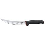 VICTORINOX | FIBROX DUAL GRIP - cuțit de măcelar cu măcinare în gol - lamă: 200mm