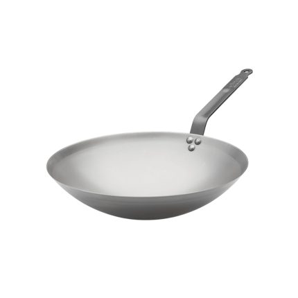 (3 bucăți) DE BUYER | CARBONE PLUS - Tigaie wok - Ø 200mm