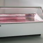 Vitrina frigorifica panoramica pentru patiserie si bauturi Best Cold seria Exi, Italia