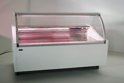 Vitrina frigorifica panoramica pentru patiserie si bauturi Best Cold seria Exi, Italia
