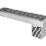 Vitrină frigorifică incorporabilă – 2100 mm – +2 până la +8 °C – 6x GN 1/1 – 410 W