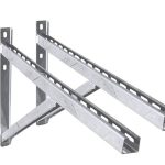 Suport de perete – inclusiv traversă – lungime: 750 mm