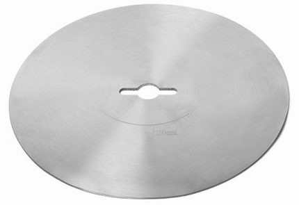 Cuțit rotativ de tăiat – Ø 120 mm – cu lamă netedă – pentru mașini de tăiat kebab