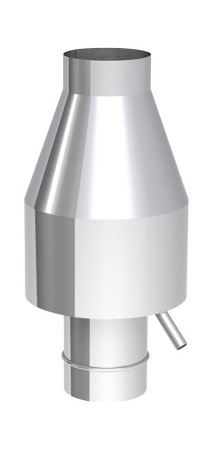 Capac terminal tip deflector - pentru tubulatură de ventilație - Ø 250 mm