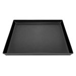 Tavă pentru pizza – tablă albastră – dreptunghiulară – 500 x 500 x 30 mm
