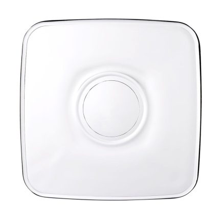 (72 buc) AQUA - Farfurioară pentru pahare de ceai - Pătrat - 102x102 mm