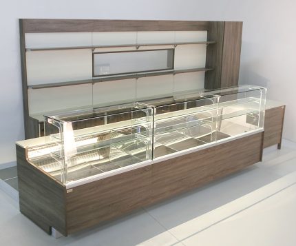Vitrina frigorifica profesionala geam drept Best Cold seria Tiffany, praline si cofetarie, Italia