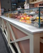 Linie bar modern cu finisaj lamelar si refrigerare Best Cold seria Fence, Italia - imagine 2