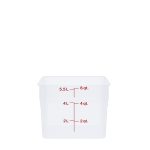 (6 bucăți) CAMBRO | CAMSQUARES® - Recipient - 5.7 litri - Transparent