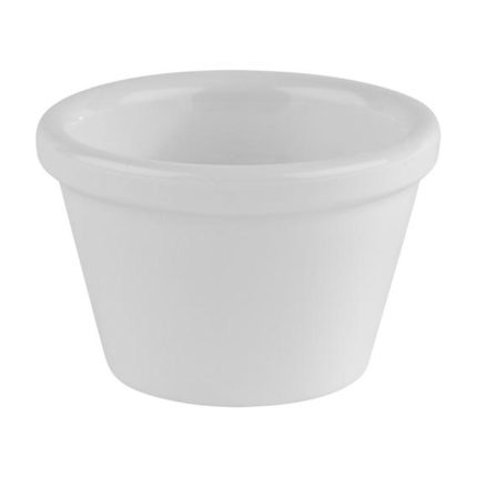 (6 buc) Vas ramekin - FRIENDLY - PET - 50 ml - rotund - Ø 60 mm - Alb